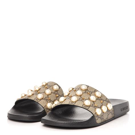 gucci pearl sandals